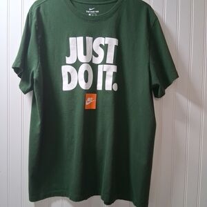 Nike Green Just Do It Men's T-Shirt XL